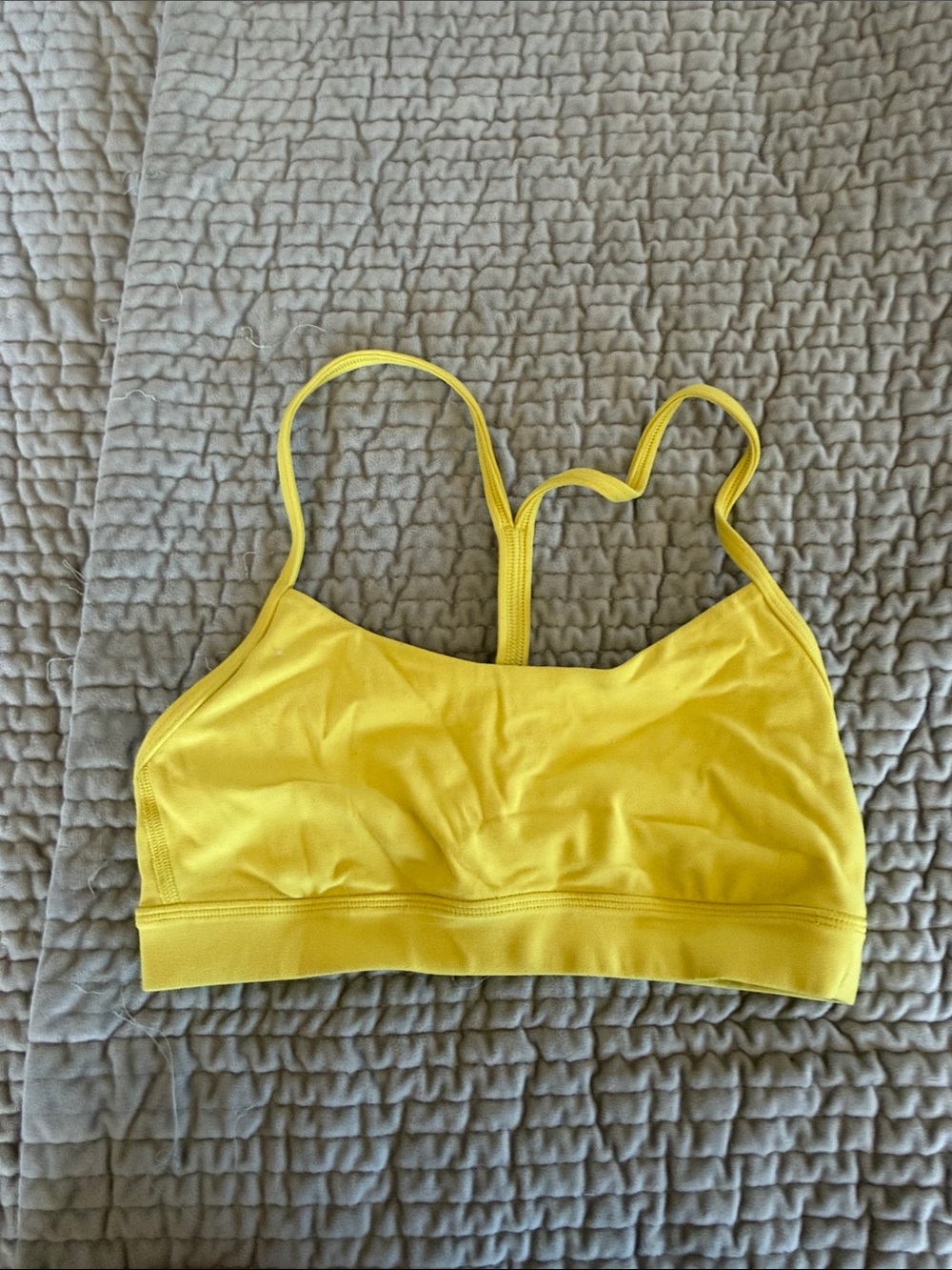 Lululemon sports bra yellow lime